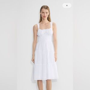 Aritzia Martine Poplin Midi Dress